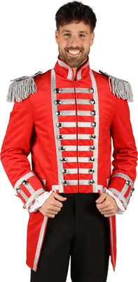 Produktbild von Gardejacke für Herren rot-silber Größe: S