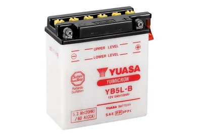 Obrázek produktu pro Olověný/kyselinový akumulátor YUASA s kyselinou - YB5L-B