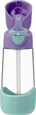 Immagine prodotto di Bottiglia in Tritan con cannuccia 450ml lilla Pop b.box