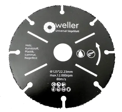 Zdjęcie produktu dla Tarcza tnąca, ściernica (125 mm) do szlifierki kątowej