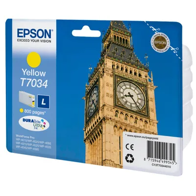 Produktbild von EPSON T7034L  gelb Druckerpatrone