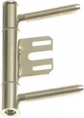 Produktbild von 3-teiliges Scharnier, Nickelmetall 15 mm