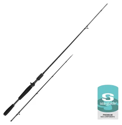 Immagine prodotto di Canna da pesca, in fibra di carbonio leggera, versatile, A864 20-60 g H, 2,4 m-d