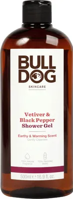 Image de Bulldog Gel douche vétiver et poivre noir 500ml