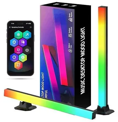Zdjęcie produktu dla Listwa LED rgb 42 cm synchronizacja muzyka aplikacja do gier