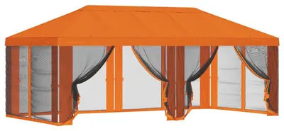 Immagine prodotto di Tetto per gazebo con pareti laterali VidaXL, arancione, 600,5 x 300,5 cm