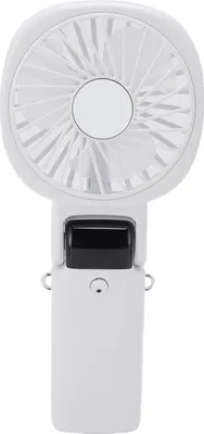 Zdjęcie produktu dla Przenośny ręczny wentylator Power Bank Cichy wiszący wentylator USB na szyję do użytku na zewnątrz i w podróży Biały