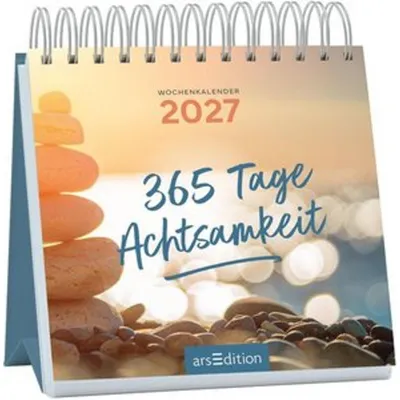 Obrázek produktu pro Miniroční kalendář "365 dní všímavosti" pro rok 2027