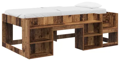 Immagine prodotto di Telaio del letto con storage Legno antico 90 x 200 cm