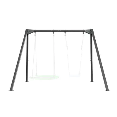 Produktbild von QLS Schaukelgestell bis 200 kg Gestell Doppelschaukel Nestschaukel Stabil 11176