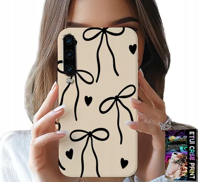 Obrázek produktu pro Pouzdro Pro Huawei P30 - Béžová Mašle S Módními Vzory