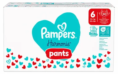 Produktbild von Pampers® Windeln Harmonie™ Größe Gr.6 (15+ kg) für Kids und Teens (4-12 Jahre), 132 St.