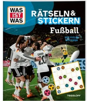 Produktbild von WAS IST WAS Rätseln und Stickern: Fußball