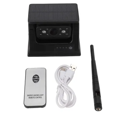 Produktbild von Solar WiFi Drahtlose Backup Kamera Magnetische IP69 Wasserdicht HD 1080P Nachtsicht Rückfahr Kamera für RV Lkw Anhänger