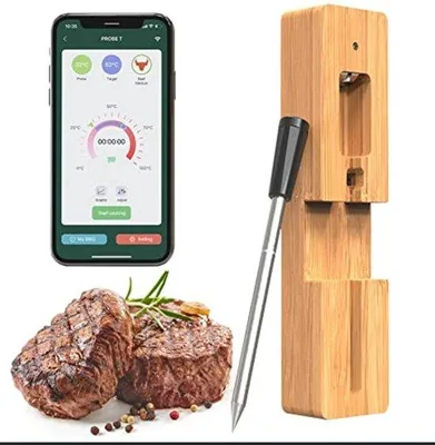Image de Thermomètre à viande numérique avec fonction Bluetooth