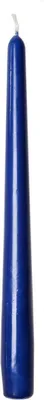 Produktbild von Gastro Spitzkerzen Blau, Ø 22 x 240 mm, 50 Stück - Brenndauer ca. 7 Std.