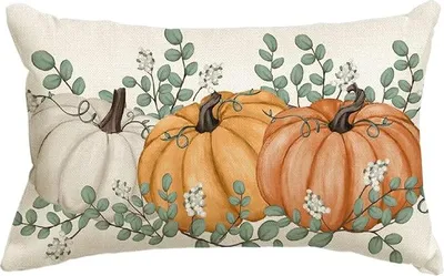 Zdjęcie produktu dla Poszewki Dekoracyjne Jesienne 30x50 cm Dynia Eukaliptus 3 szt. Dekoracja