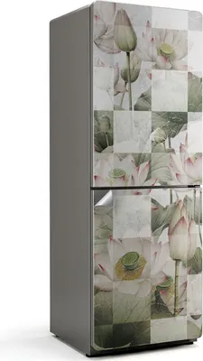 Obrázok produktu pre Tropické palmy v hmle - Nálepka na chladničku - Dekorácia na chladničku - Samolepiaca fólia na chladničku - Dekorácia do kuchyne - 70x190 cm
