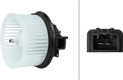 Produktbild von Innenraumgebläse 12 V 222 W 2-polig HELLA IAM-Expertise passend für u.a. VW UP!
