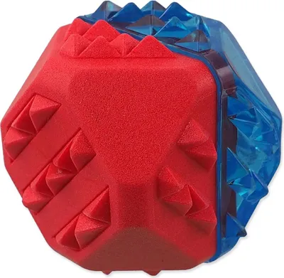 Produktbild von Spielzeug DOG FANTASY Kühlungsball rot-blau 7,7cm 1 Stück