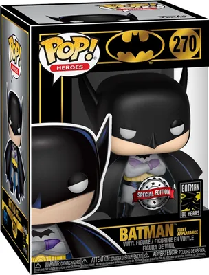 Produktbild von Batman - Batman 80 Years First Appearance 270 Special Edition - Funko Pop! Vinyl Figur