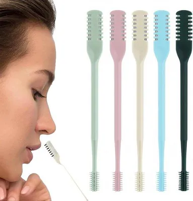 Productafbeelding van Vijdelig dubbelzijdig neushaartrimmer - Handmatig aangedreven neushaartrimmer