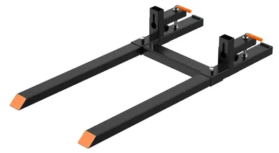 Produktbild von Traktor Palettengabel - Clamp-on Schaufelgabel - 110 cm Gabeln - Tragkraft 900 kg - Für Traktorschaufel und Kompaktlader