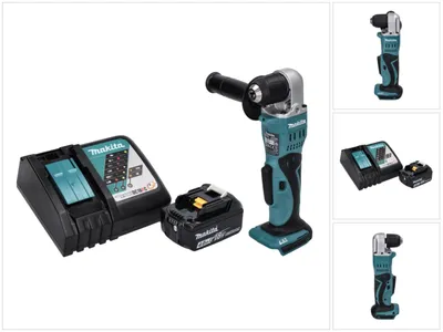 Produktbild von Makita DDA 351 RM1 Akku Winkelbohrmaschine 18 V 13,5 Nm + 1x Akku 4,0 Ah + Ladegerät