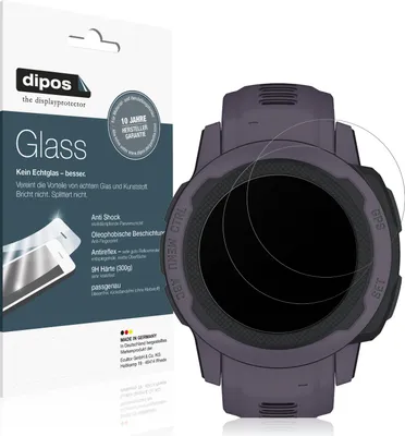 Zdjęcie produktu dla 1x Folia ochronna do Garmin Instinct 2S (40 mm) matowa - Anti-Shock 9H Film dipos Glass Plastic Glass