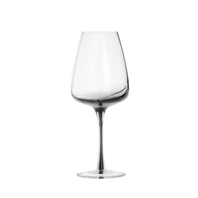 Produktbild von Broste Copenhagen Weissweinglas SMOKE klar/grau 0,4 l 4er Set