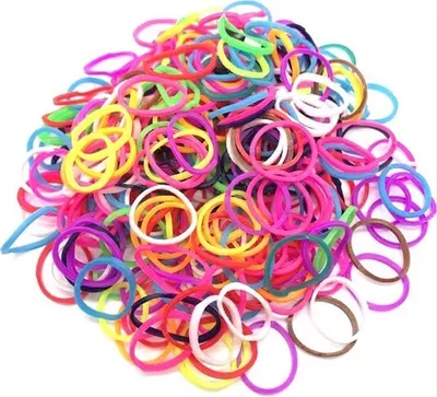 Produktbild von Laavir - 600 Loom-Gummibänder gestreift mit Webhaken und S-Clips für endlosen Spielspaß mit diesen Loombändern
