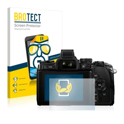 Produktbild von 2x Für Olympus OM-D E-M1 Schutzfolie BROTECT Displayschutz Display Schutz Folie Klar Transparent