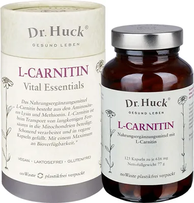 Zdjęcie produktu dla Kapsułki Dr Huck® L-karnityna wegańskie