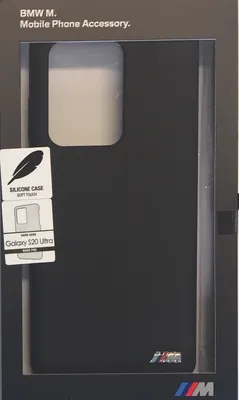 Produktbild von BMW Samsung Tasche BMHCS69MSILBK Galaxy S20 Ultra schwarz/schwarz Silikon M Kollektion
