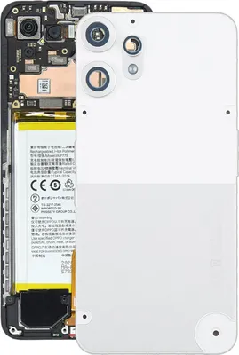 Produktbild von Für Nothing CMF Phone 2 Pro Akkudeckel Backcover Kamera Linse Ersatzteil Weiß