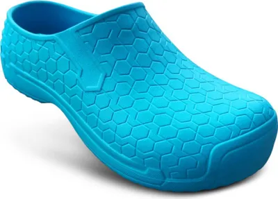 Produktbild von TAMS® Unisex Gartenclogs "Hex" aus leichtem EVA Hellblau 36