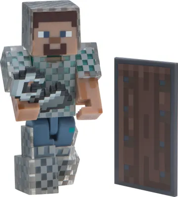 Produktbild von MINECRAFT  Steve Mit Kettenrüstung Und Accessoire