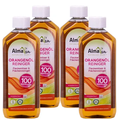 Produktbild von ALMAWIN Orangenölreiniger 500 ml x 4 Flaschen Konzentrat