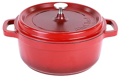 Produktbild von AluChef® Cocotte, rund 24 cm / rot