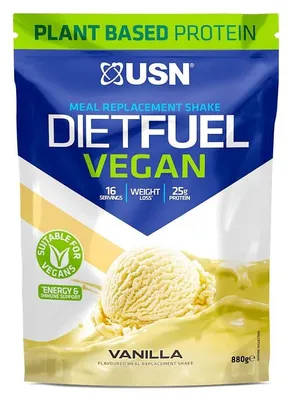 Produktbild von Diet Fuel Vegan Pulver, Vanille, 880 g