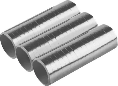 Immagine prodotto di 3 stelle filanti metalliche argento