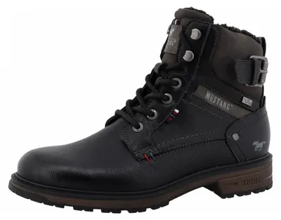 Obrázok produktu pre Šnurovacie topánky Mustang čierne