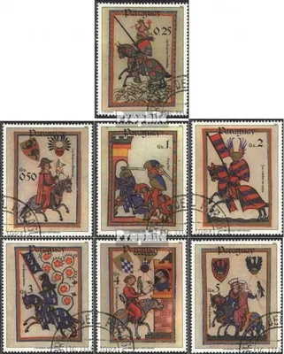 Produktbild von Briefmarken Paraguay 1984 Mi 3738-3744 (kompl.Ausg.) gestempelt Minnesänger