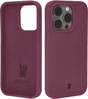 Produktbild von Bizon Soft Case Apple iPhone 15 Pro dunkel lila
