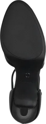 Produktbild von Tamaris Damen Pumps T-Riemen T-Strap Plateau Stiletto 1-22404-42, Größe:37 EU, Farbe:Schwarz