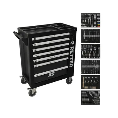 Produktbild von RETTER R5 Werkzeugwagen mit 270-tlg. Werkzeugset