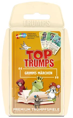 Image de Top Trumps Contes de Grimm Jeu de cartes Jeu de cartes Jeu de cartes