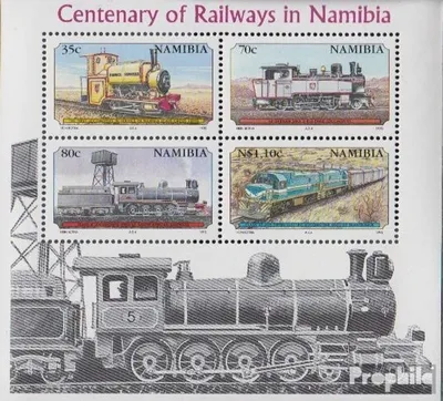 Produktbild von Briefmarken Namibia - Südwestafrika 1995 Mi Block21I (kompl.Ausg.) FDC 100 Jahre Eisenbahn