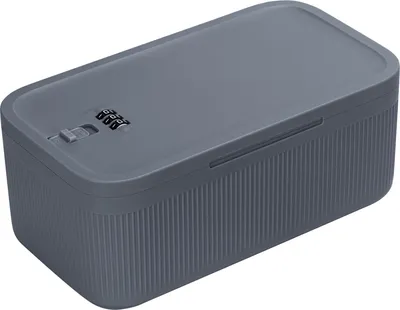 Produktbild von Abschließbare Aufbewahrungsbox, großes Fassungsvermögen, einfach einzurichten, Mehrzweck-Mini-Aufbewahrungsbox für Pillendosen mit Passwort
