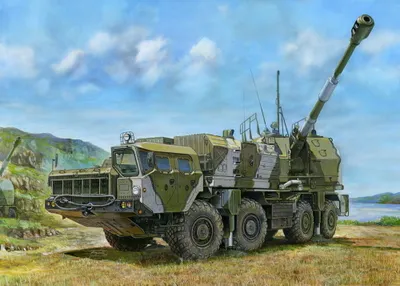 Obrázok produktu pre Trumpeter 1:35 1036 Ruské pobrežné delo A222